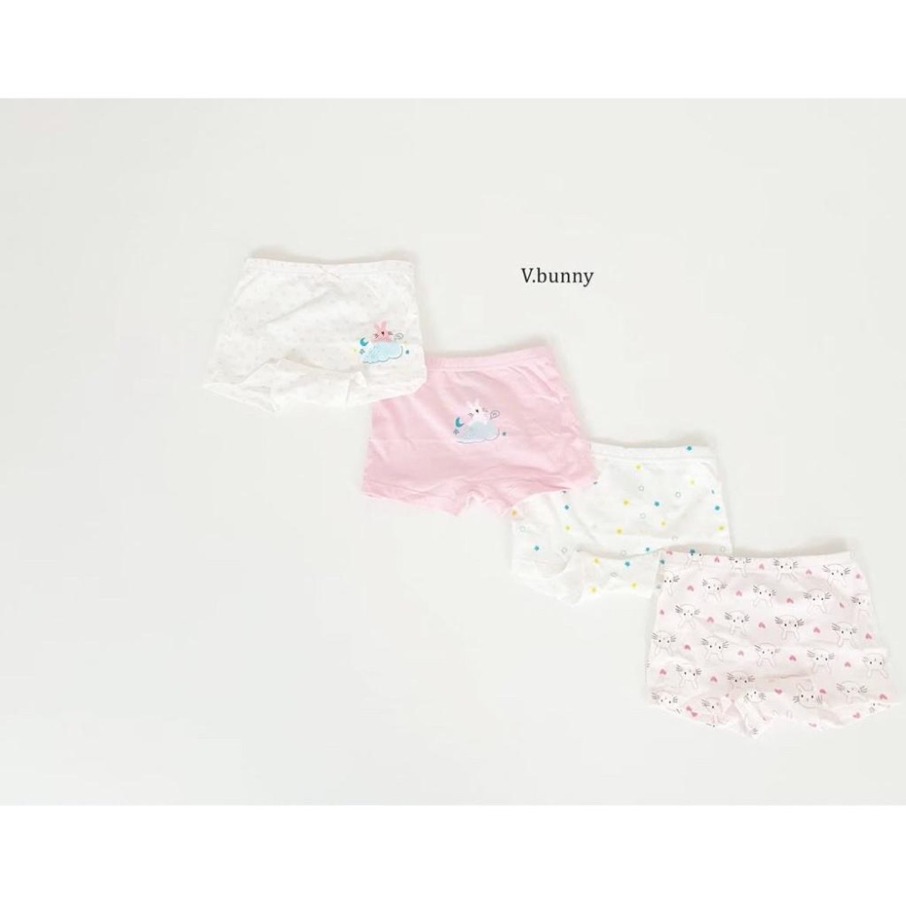 韓國品牌v-bunny2025家居服 兒童四角褲 女童四角褲 兔子🐰-細節圖2