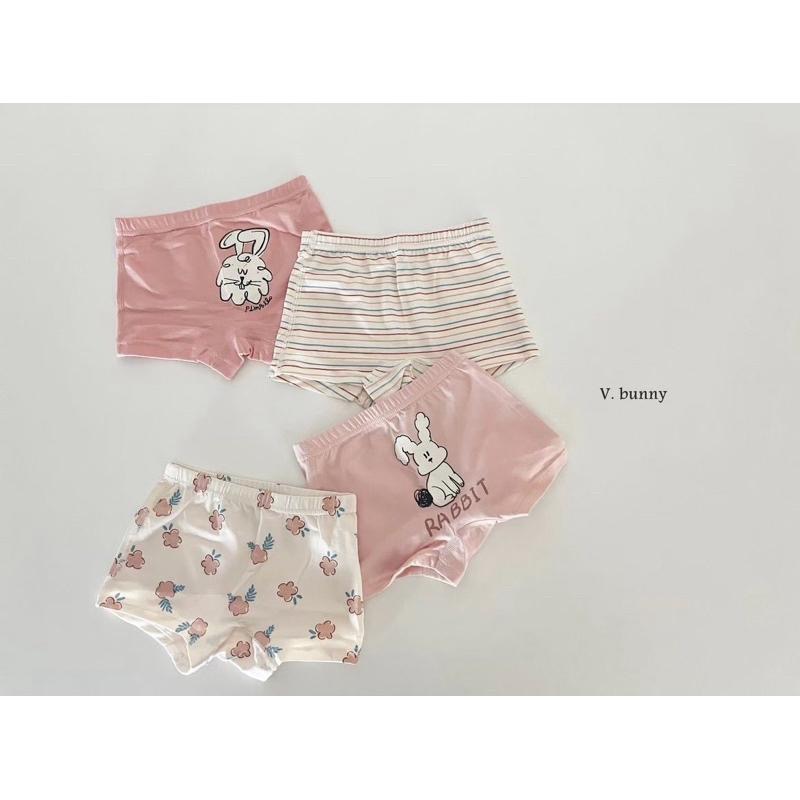 韓國代購 v-bunny品牌2024兒童家居服 女童四角褲 新品-細節圖2