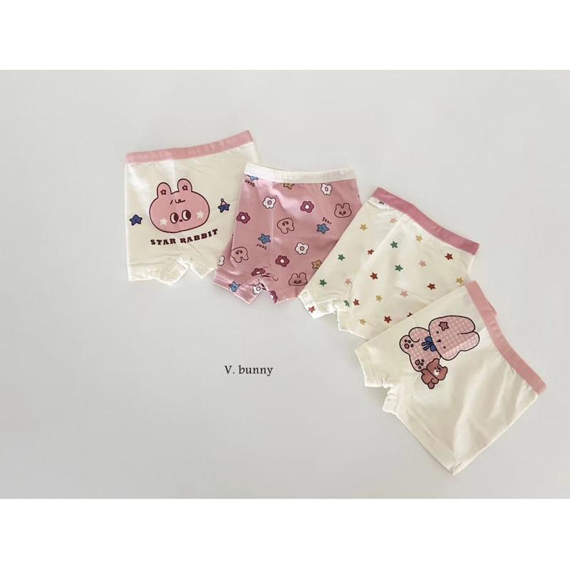 韓國代購 v-bunny品牌2024兒童家居服 女童四角褲 新品-細節圖8