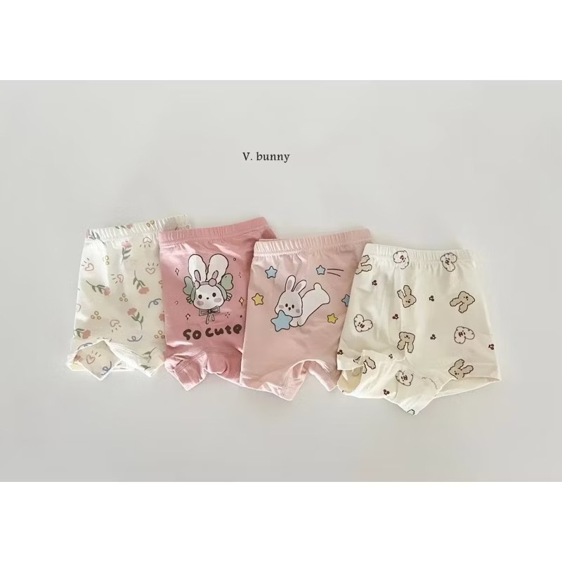 韓國代購 v-bunny品牌2024兒童家居服 女童四角褲 新品-規格圖8