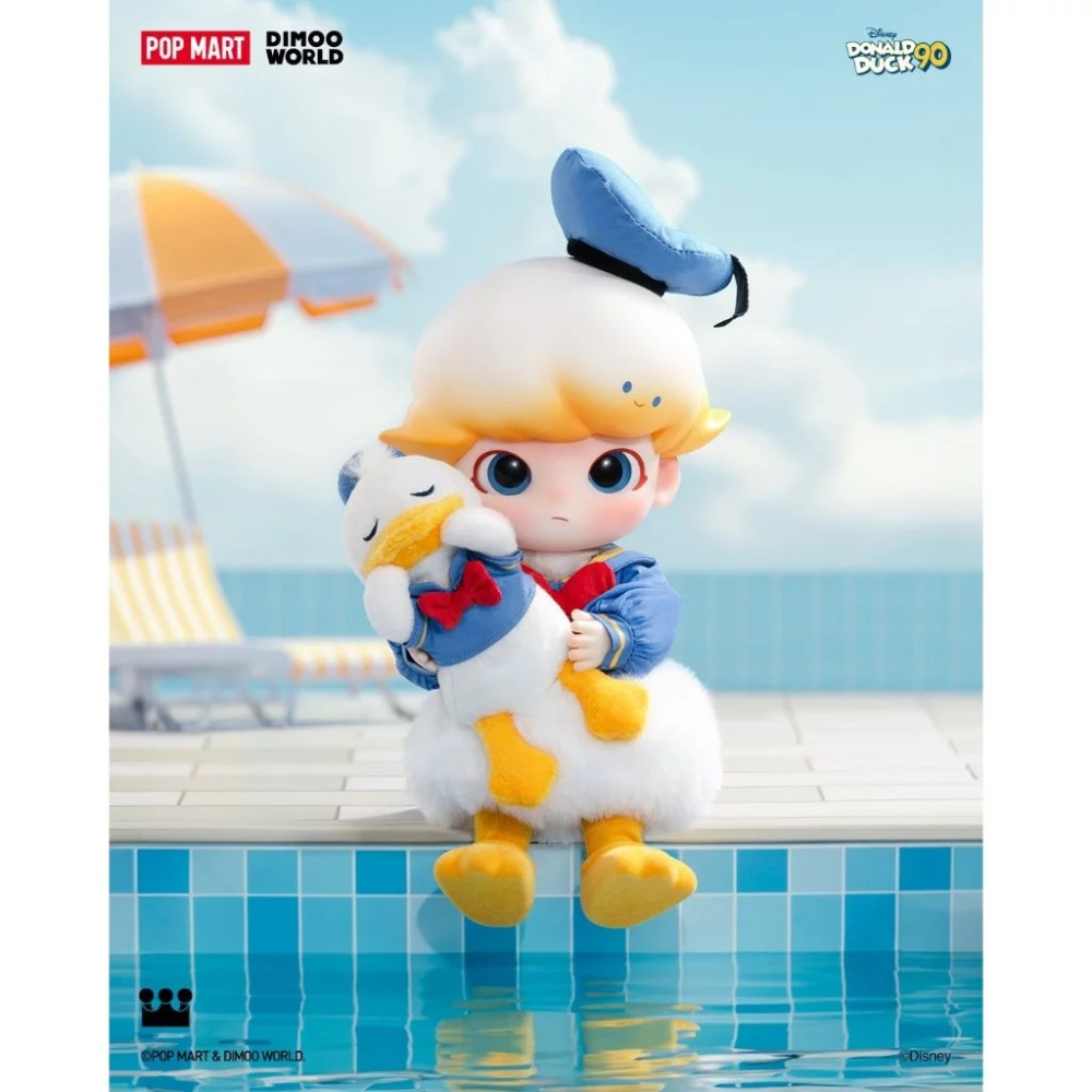 POP MART DIMOO 唐老鴨1/8可動人偶 正版 泡泡殿盲盒小舖 ☀現貨☀-細節圖3