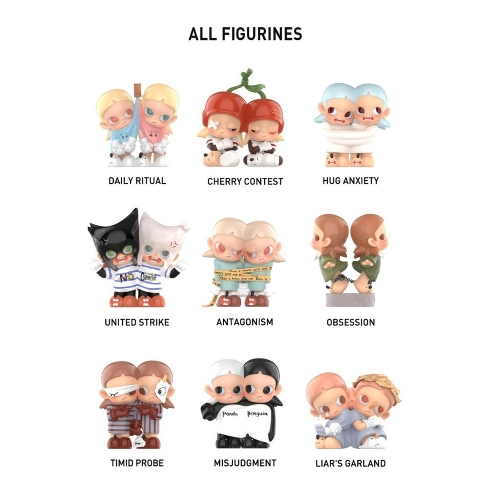 POP MART Zsiga 雙子系列 正版 盲盒 盒玩 泡泡殿盲盒小舖 ☀現貨☀-細節圖6