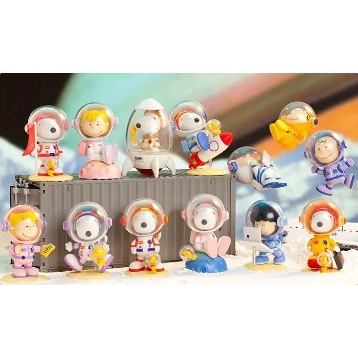 POP MART 史努比 太空探索系列 正版 盲盒 盒玩 泡泡殿盲盒小舖 ☀現貨☀-細節圖3