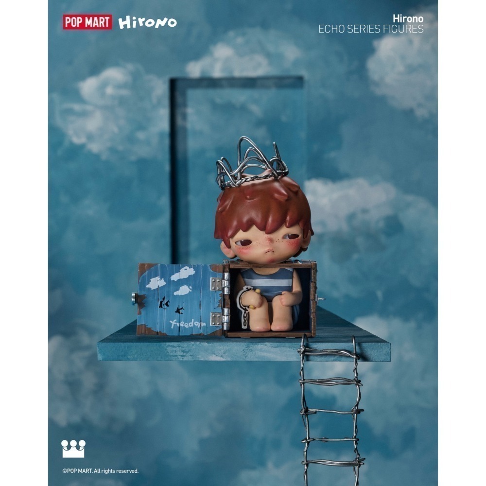 POP MART HIRONO 回聲系列 小野9代 正版 盲盒 盒玩 泡泡殿盲盒小舖 ☀現貨☀-細節圖2