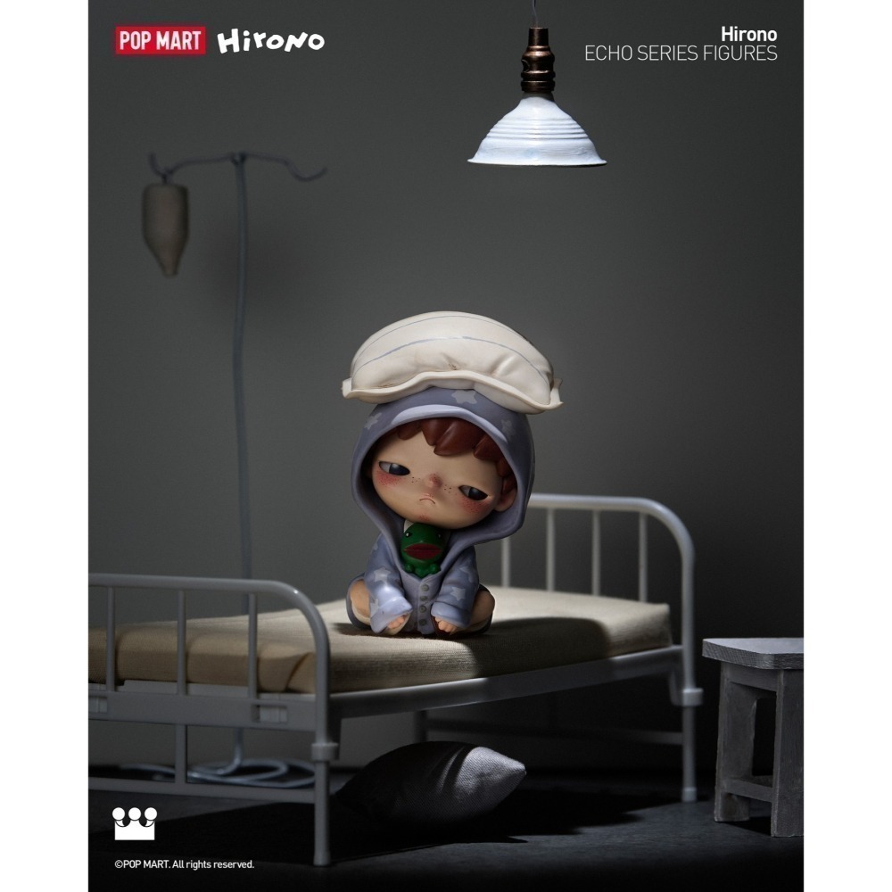 POP MART HIRONO 回聲系列 小野9代 正版 盲盒 盒玩 泡泡殿盲盒小舖 ☀現貨☀-細節圖3