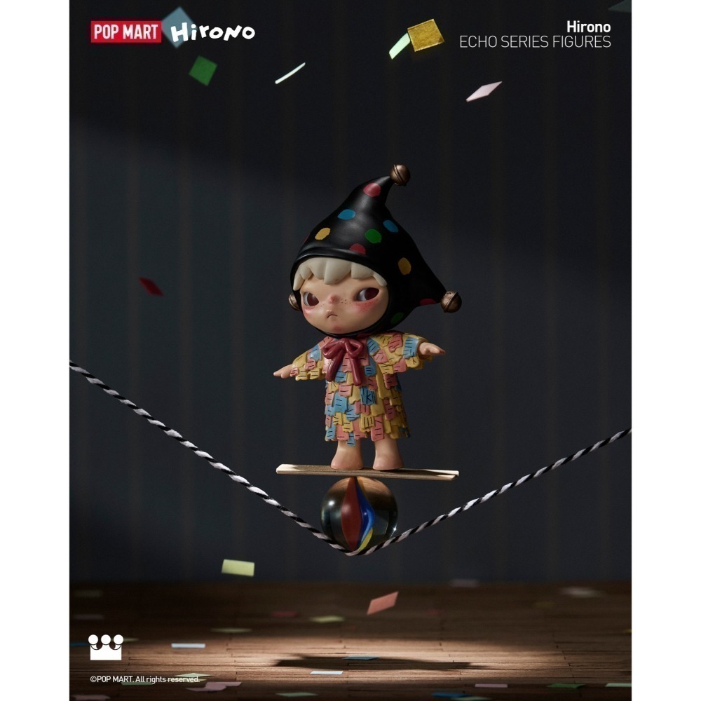POP MART HIRONO 回聲系列 小野9代 正版 盲盒 盒玩 泡泡殿盲盒小舖 ☀現貨☀-細節圖4