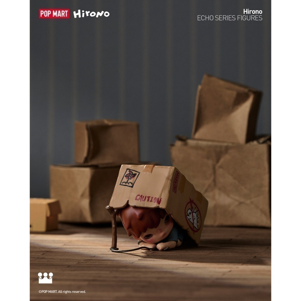 POP MART HIRONO 回聲系列 小野9代 正版 盲盒 盒玩 泡泡殿盲盒小舖 ☀現貨☀-細節圖7