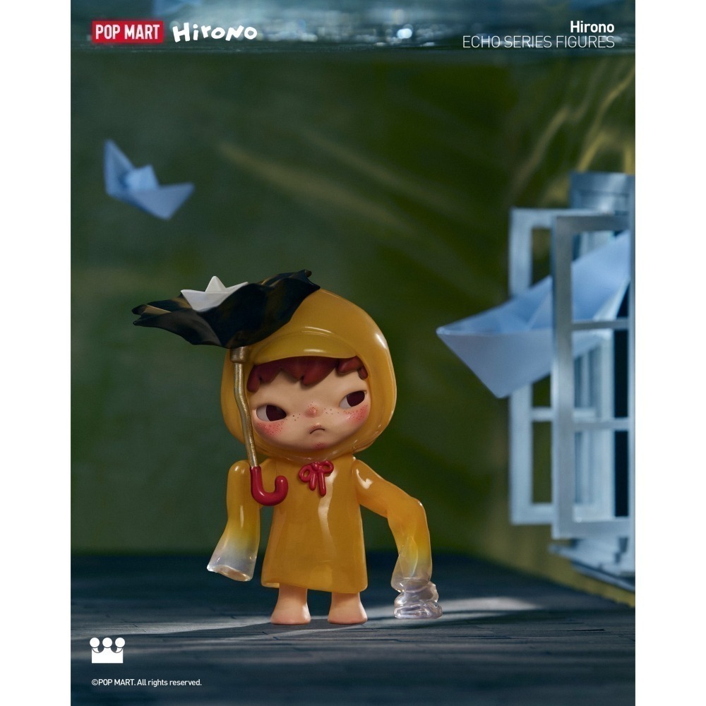 POP MART HIRONO 回聲系列 小野9代 正版 盲盒 盒玩 泡泡殿盲盒小舖 ☀現貨☀-細節圖8