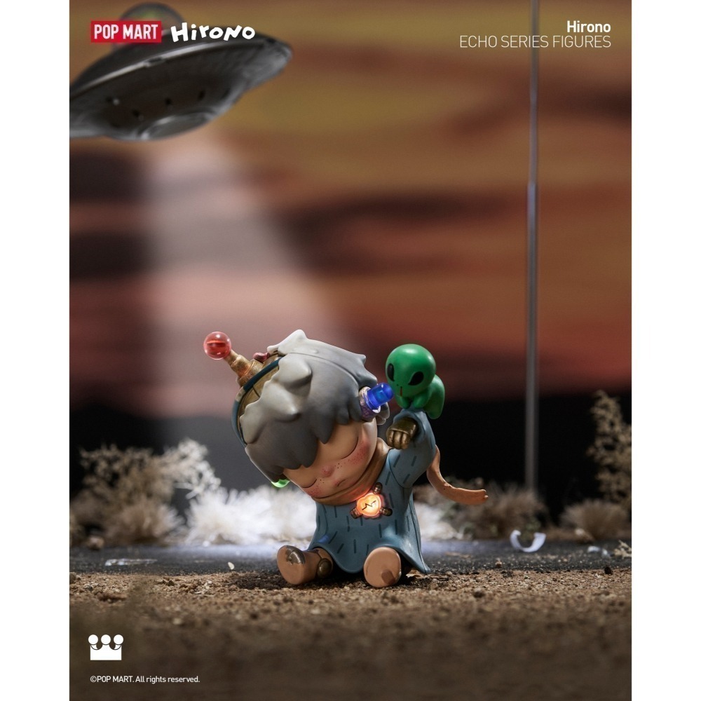 POP MART HIRONO 回聲系列 小野9代 正版 盲盒 盒玩 泡泡殿盲盒小舖 ☀現貨☀-細節圖10