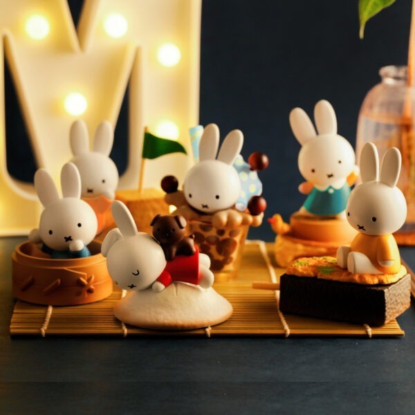 米飛兔 miffy大吃四方 台灣限定首發 正版 盲盒 盒玩 泡泡殿盲盒小舖 ☀現貨☀-細節圖2