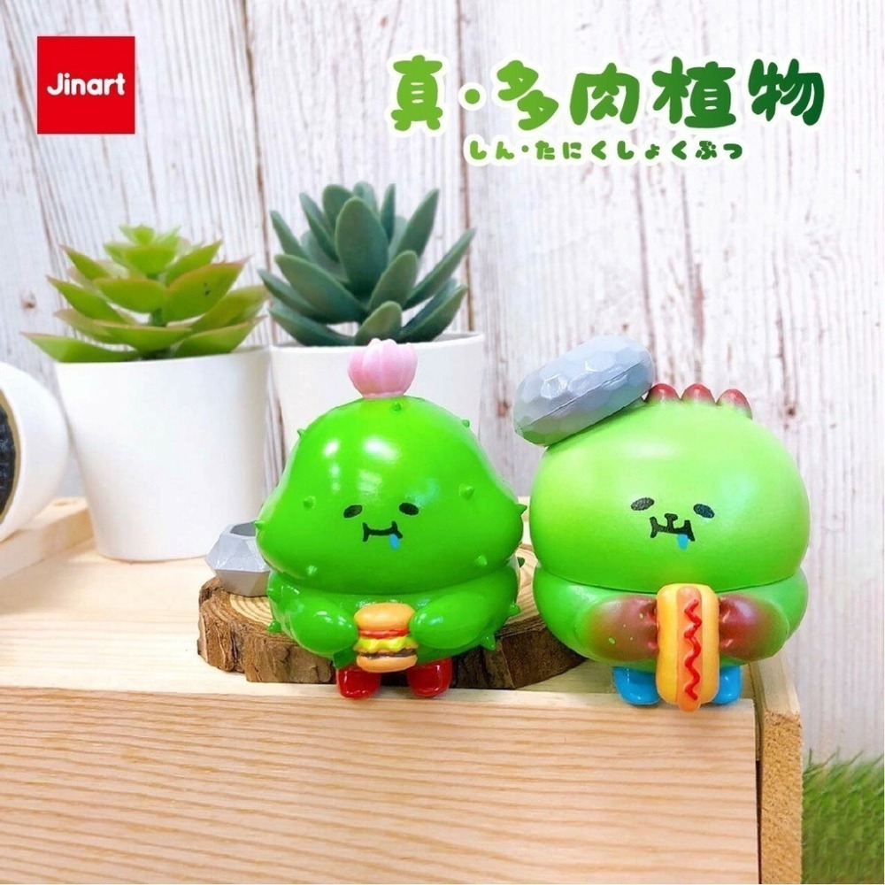 JINART 真多肉植物 正版 盲盒 盒玩 泡泡殿盲盒小舖 ☀現貨☀-細節圖2