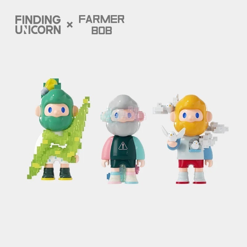 尋找獨角獸 FARMER BOB 像素全宇宙 BOB男友 正版 盲盒 盒玩 泡泡殿盲盒小舖 ☀現貨☀-細節圖4