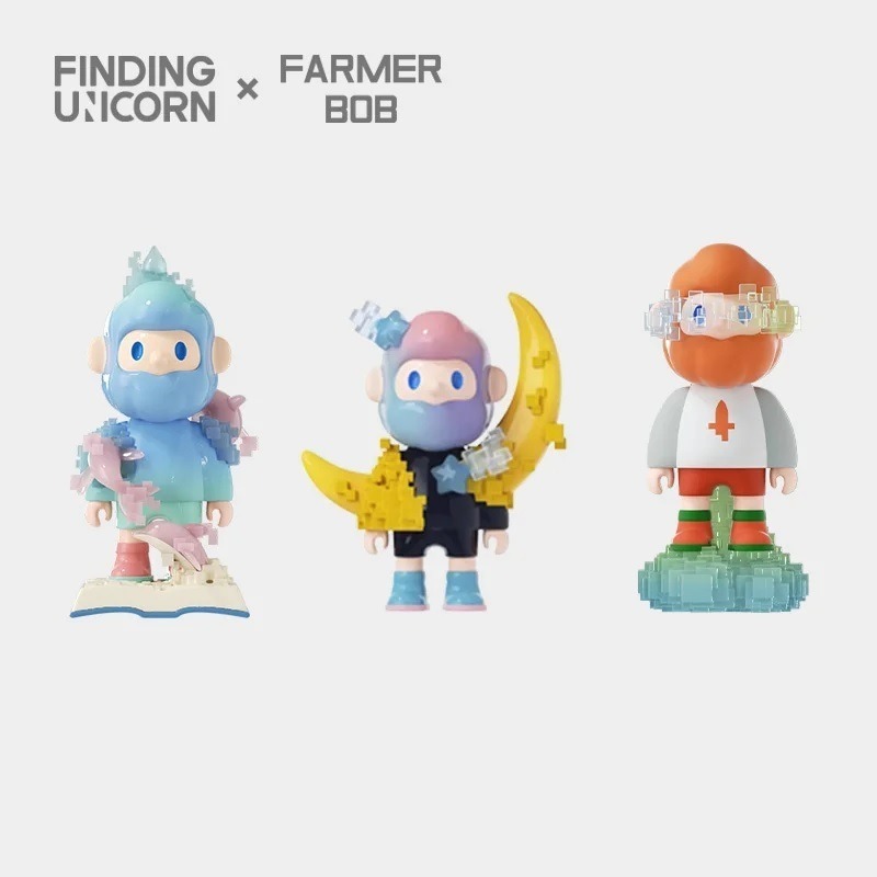 尋找獨角獸 FARMER BOB 像素全宇宙 BOB男友 正版 盲盒 盒玩 泡泡殿盲盒小舖 ☀現貨☀-細節圖5