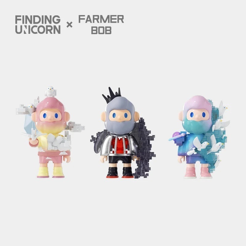 尋找獨角獸 FARMER BOB 像素全宇宙 BOB男友 正版 盲盒 盒玩 泡泡殿盲盒小舖 ☀現貨☀-細節圖6