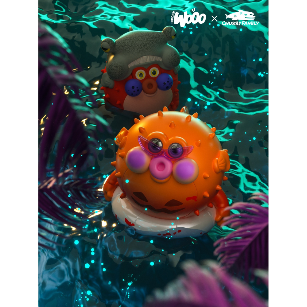 CHUBBY POPO 雙色海洋異色版系列 正版 盲盒 盒玩 泡泡殿盲盒小舖 ☀現貨☀-細節圖3
