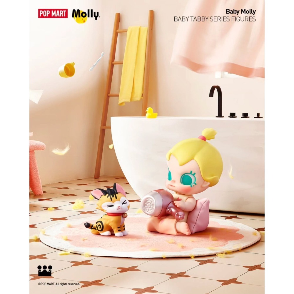 POP MART BABY MOLLY 喵趣橫生系列 正版 盲盒 盒玩 泡泡殿盲盒小舖 ☀現貨☀-細節圖8