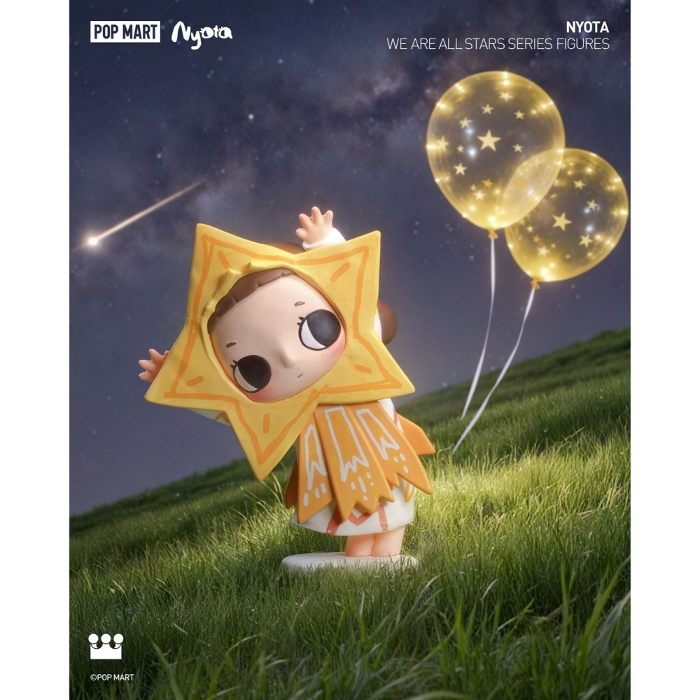 POP MART Nyota 你我皆星辰系列 正版 盲盒 盒玩 泡泡殿盲盒小舖 ☀現貨☀-細節圖3
