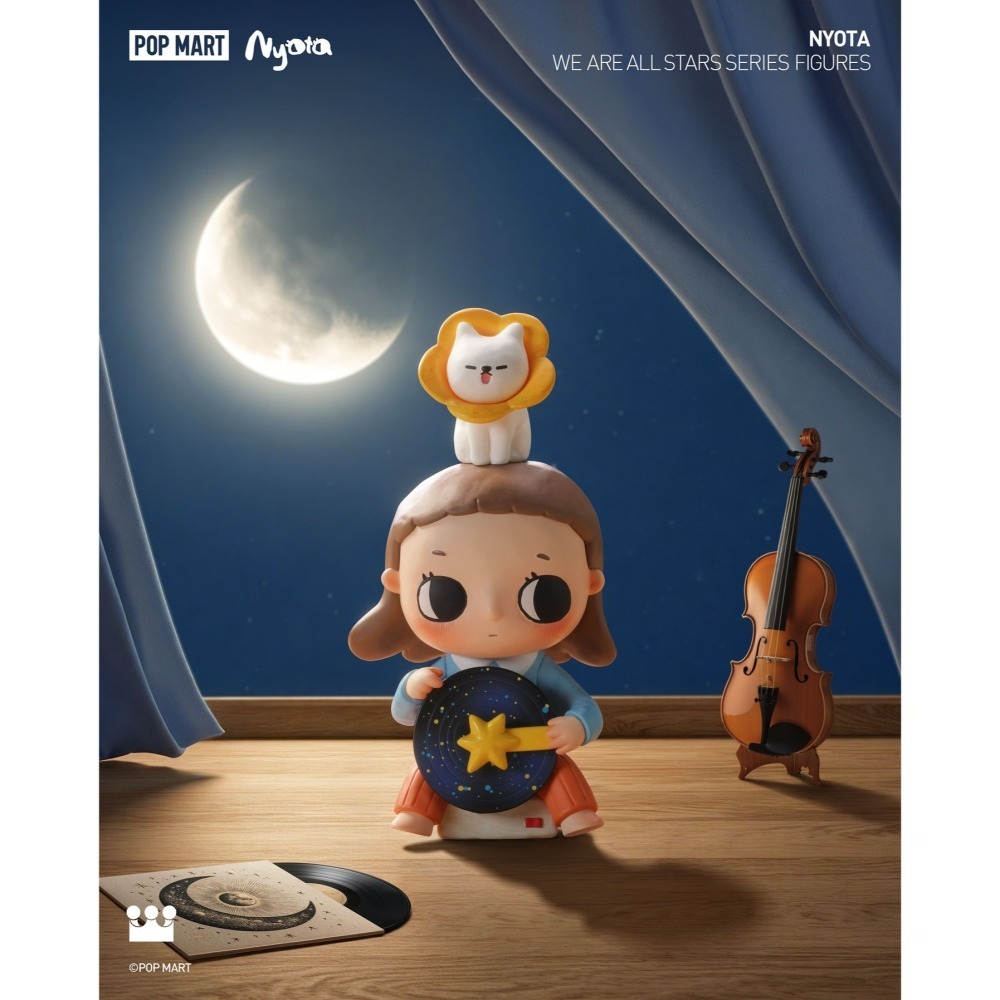 POP MART Nyota 你我皆星辰系列 正版 盲盒 盒玩 泡泡殿盲盒小舖 ☀現貨☀-細節圖4