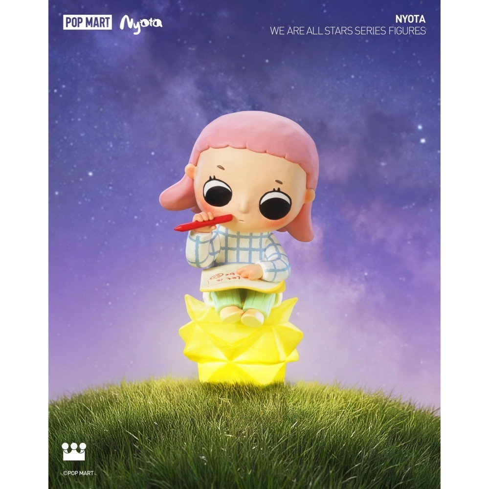 POP MART Nyota 你我皆星辰系列 正版 盲盒 盒玩 泡泡殿盲盒小舖 ☀現貨☀-細節圖7