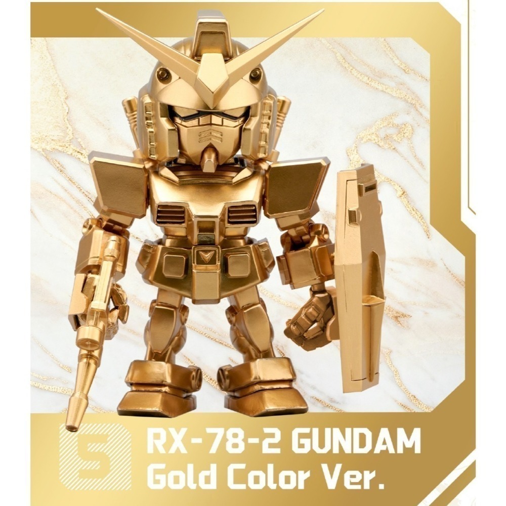 QMSV MINI 鋼彈豪華金色戰隊系列 正版 盲盒 盒玩 泡泡殿盲盒小舖 ☀現貨☀-細節圖6