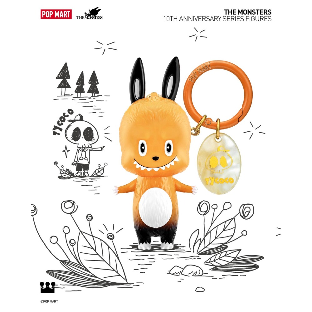 POP MART LABUBU十周年 鑰匙圈系列 正版 盲盒 盒玩 泡泡殿盲盒小舖 ☀現貨☀-細節圖6