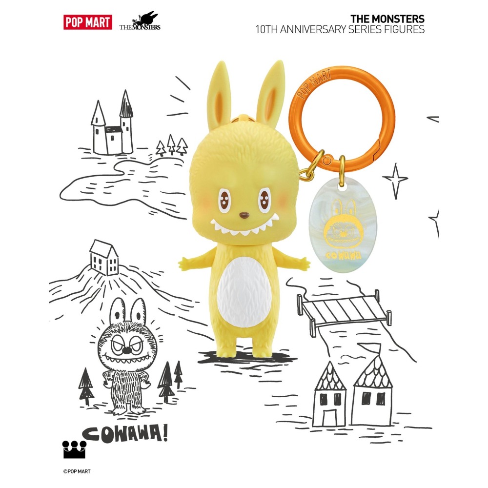 POP MART LABUBU十周年 鑰匙圈系列 正版 盲盒 盒玩 泡泡殿盲盒小舖 ☀現貨☀-細節圖7