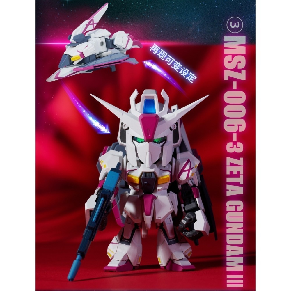 QMSV MINI Z鋼彈&鋼彈Mk-II系列 正版 盲盒 盒玩 泡泡殿盲盒小舖 ☀現貨☀-細節圖4