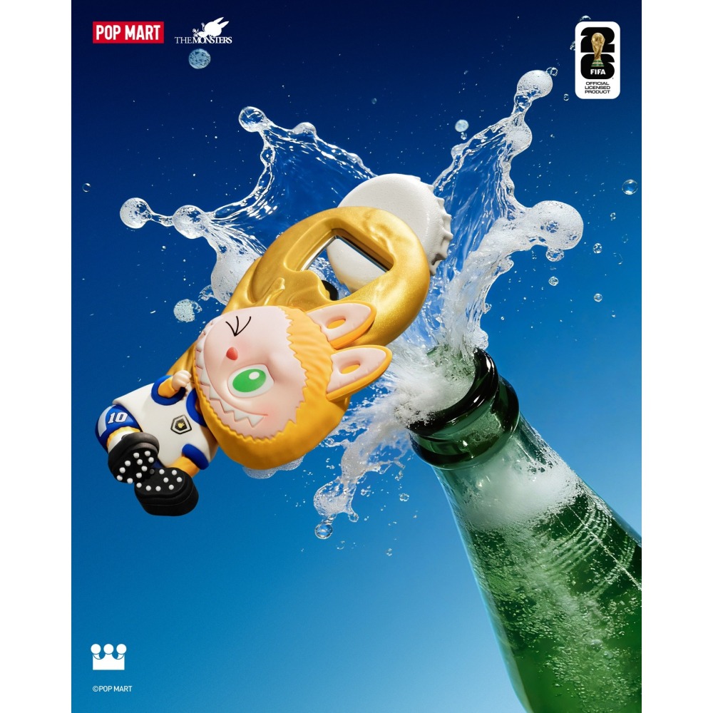 POP MART LABUBU x FIFA 開瓶器冰箱貼系列 正版 盲盒 盒玩 泡泡殿盲盒小舖 ☀現貨☀-細節圖3