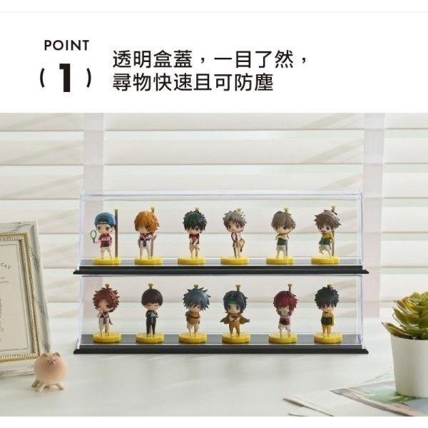 KEYWAY聯府 公仔陳列盒 收納盒 展示盒 台灣製 泡泡殿盲盒小舖 ☀現貨☀-細節圖2