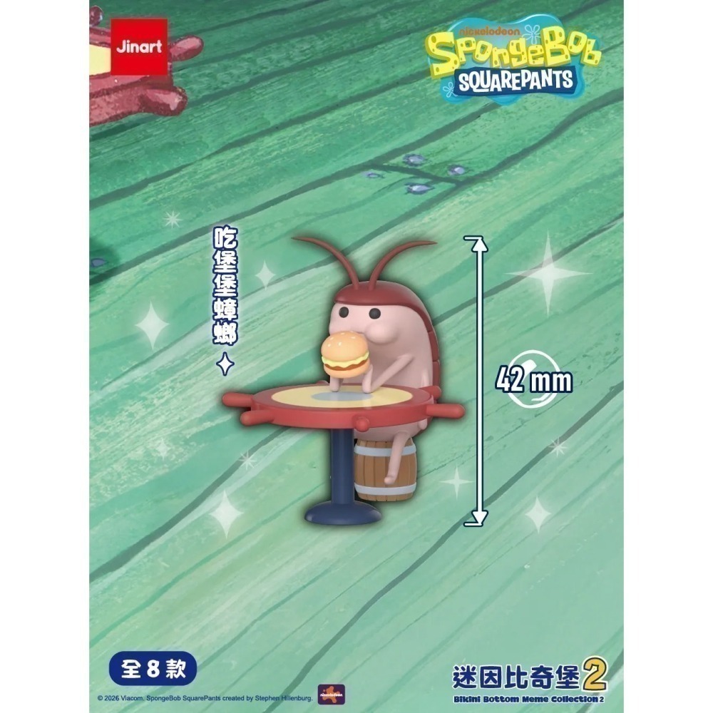 Jinart 海綿寶寶 迷因比奇堡2系列 正版 盲盒 盒玩 泡泡殿盲盒小舖 ☀現貨☀-細節圖6