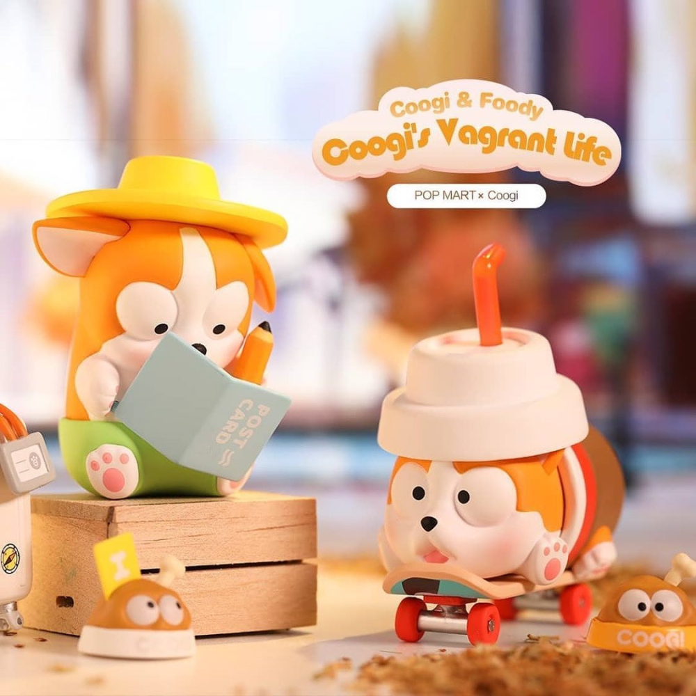 POP MART Coogi&Foody 柯基漂泊記系列 正版 盲盒 盒玩 泡泡殿盲盒小舖 ☀現貨☀-細節圖4