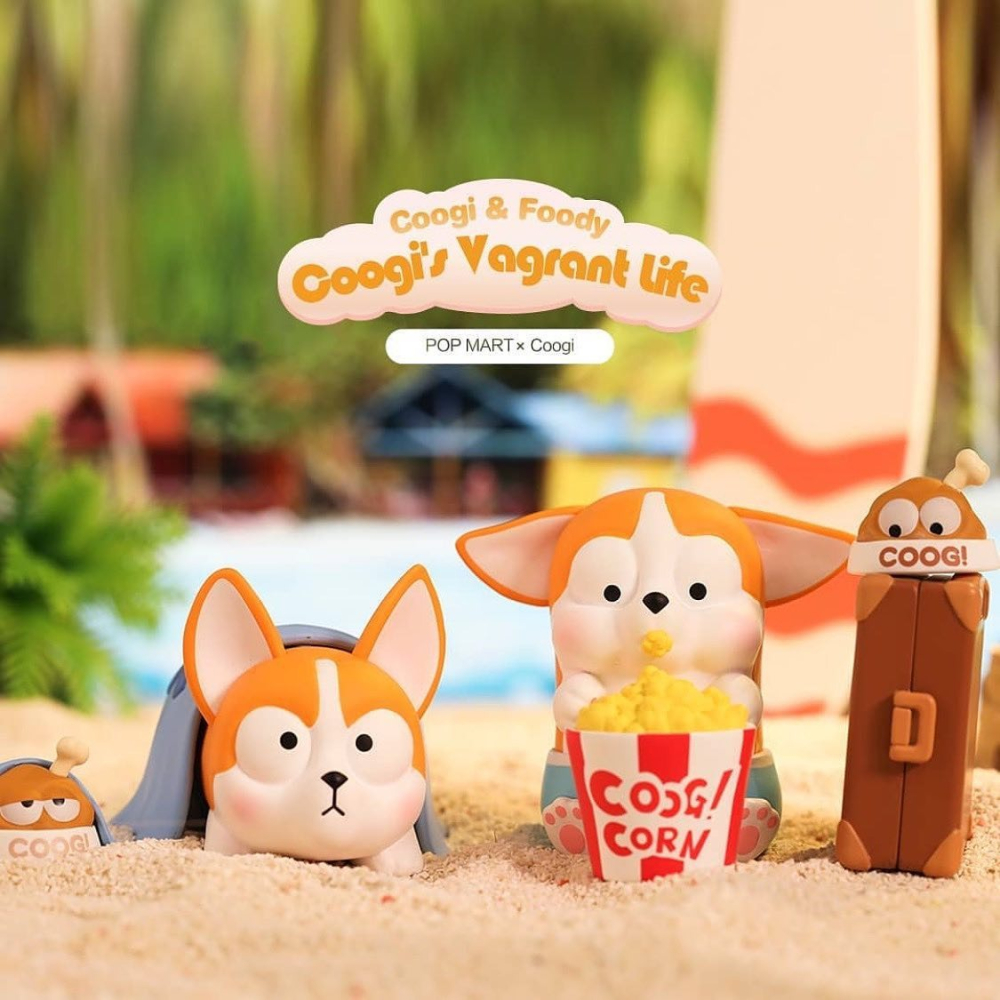 POP MART Coogi&Foody 柯基漂泊記系列 正版 盲盒 盒玩 泡泡殿盲盒小舖 ☀現貨☀-細節圖7