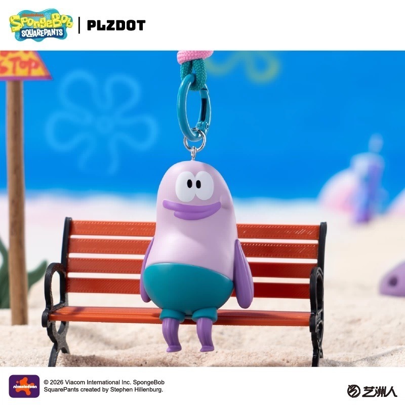 海綿寶寶 比奇堡小魚民吊飾系列 正版 盲盒 盒玩 泡泡殿盲盒小舖 ☀現貨☀-細節圖5