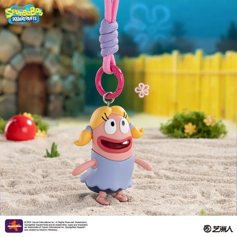 海綿寶寶 比奇堡小魚民吊飾系列 正版 盲盒 盒玩 泡泡殿盲盒小舖 ☀現貨☀-細節圖7