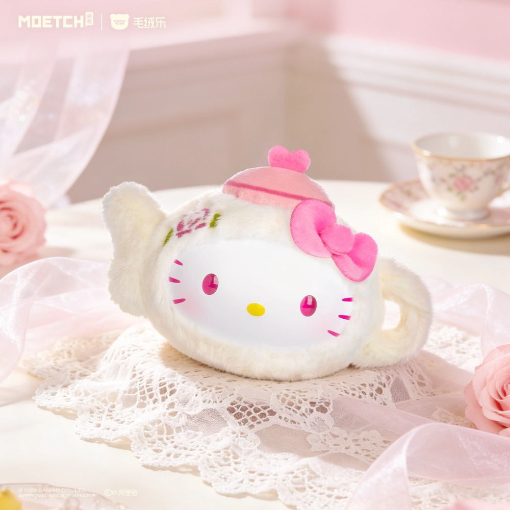 三麗鷗 凱蒂貓 Hello Kitty 花浮茶間毛絨捏捏樂MINI系列 正版 盲盒 盒玩 泡泡殿盲盒小舖 ☀現貨☀-細節圖3
