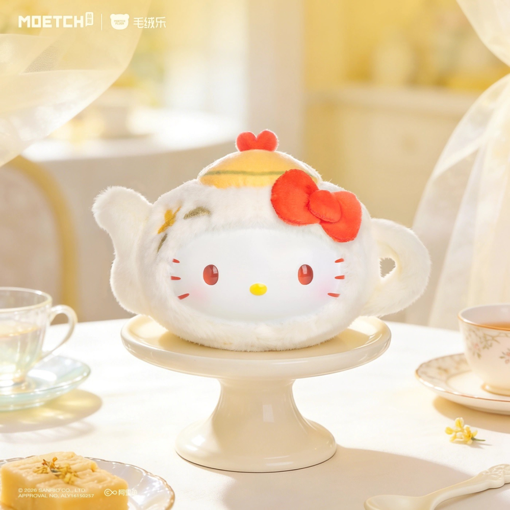 三麗鷗 凱蒂貓 Hello Kitty 花浮茶間毛絨捏捏樂MINI系列 正版 盲盒 盒玩 泡泡殿盲盒小舖 ☀現貨☀-細節圖5