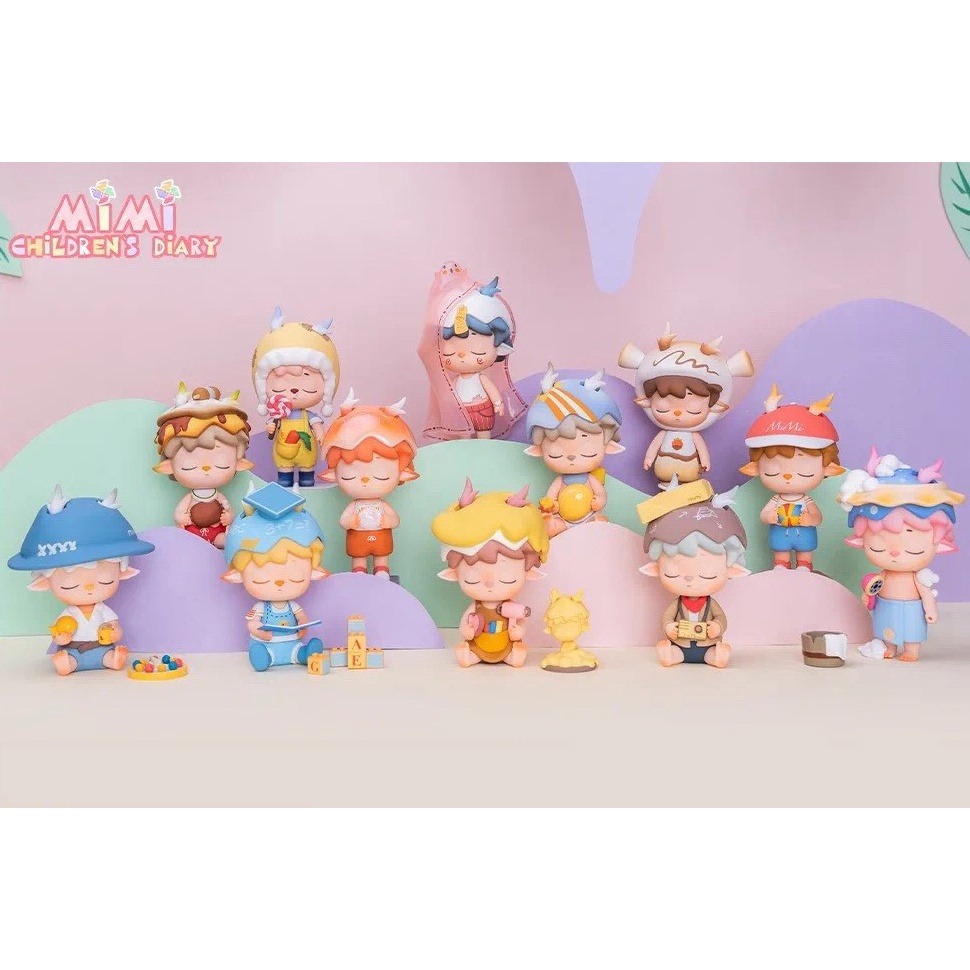 HEYONE MIMI 孩童日記系列 1中盒10入 特價 正版 盲盒 盒玩 泡泡殿盲盒小舖 ☀現貨☀-細節圖2