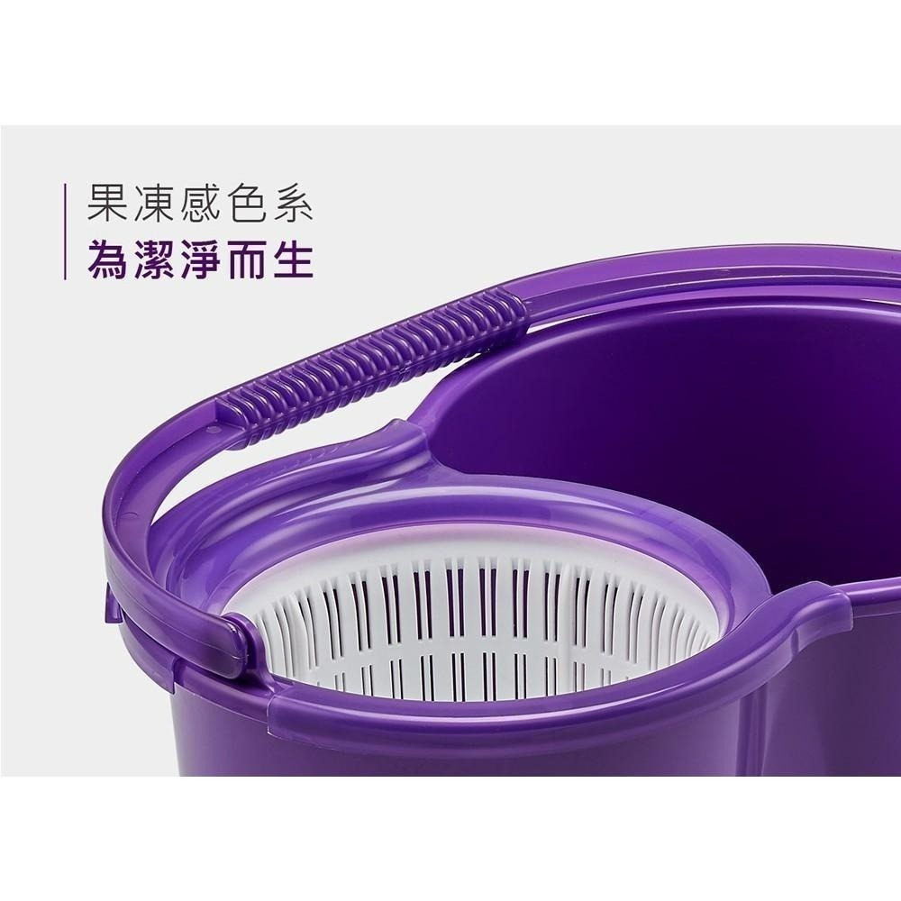 好神拖 腳踩旋轉拖把組 (1拖1桶1布)-細節圖4