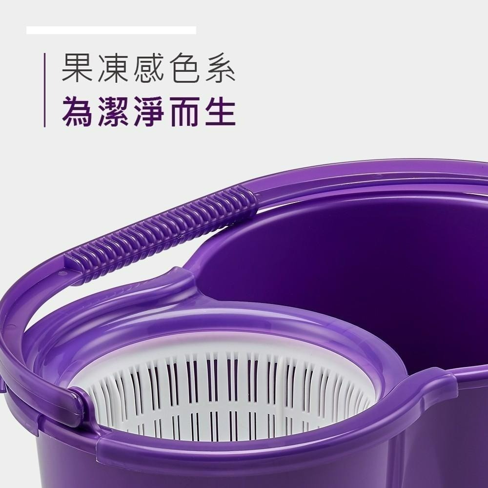 好神拖 經典系列 輕巧腳踩旋轉拖把 組 (1桶1拖2布)-細節圖4