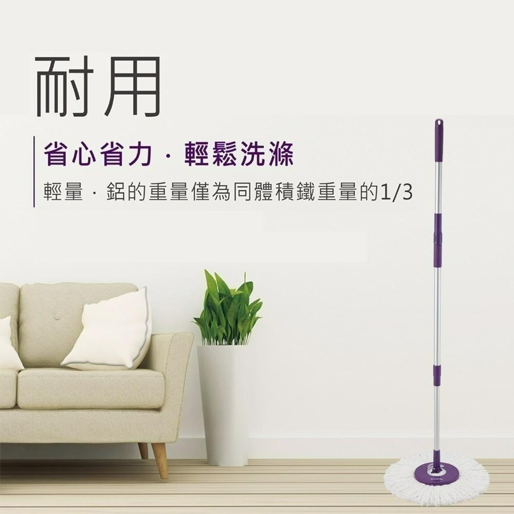 【現貨免運】好神拖 經典系列 輕巧腳踩旋轉拖把 組 (1桶1拖2布)-細節圖6