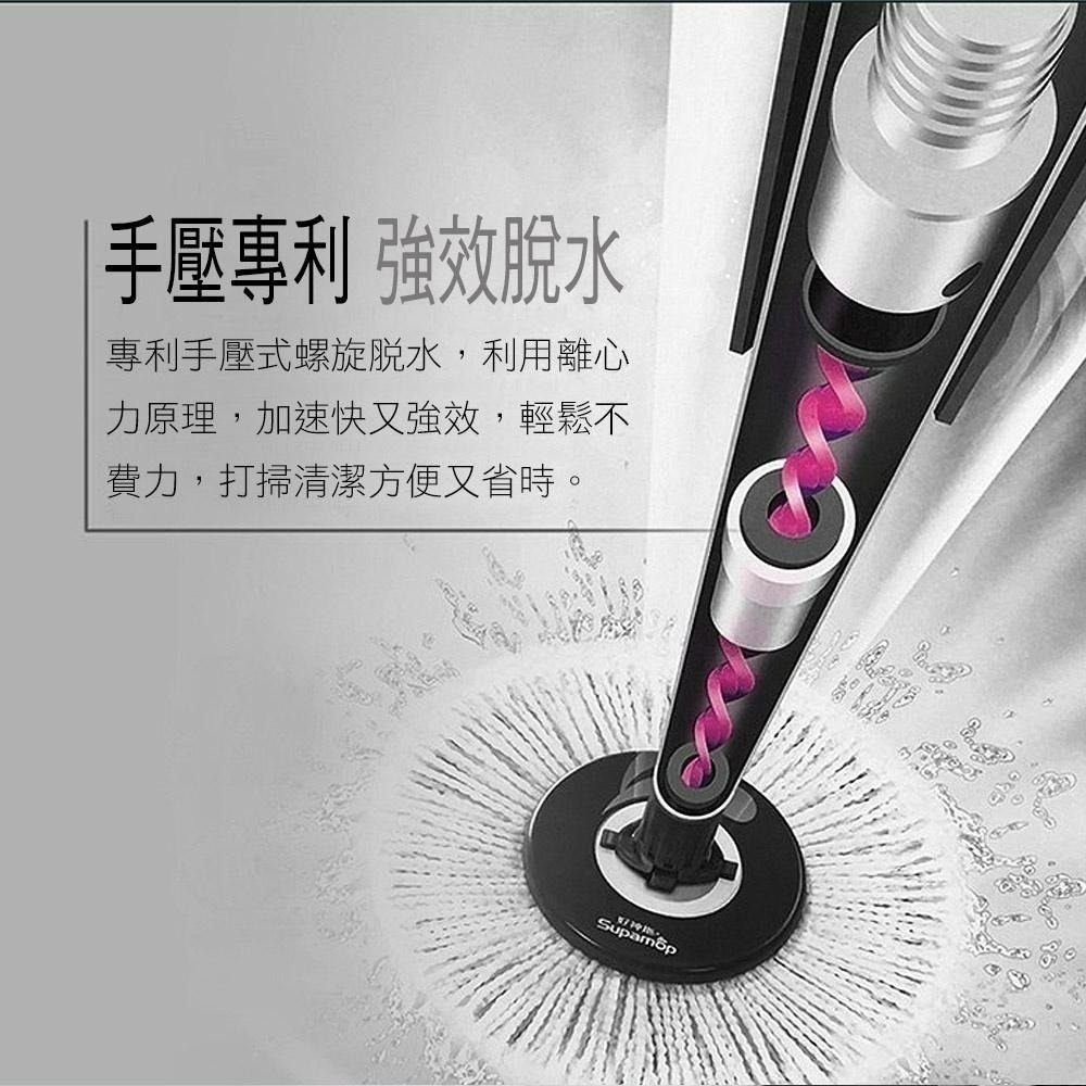 【現貨免運】好神拖 旗艦系列智能三效拖把架袋裝(不含布)   手壓  腳踩 拖把桿 拖把桿子-細節圖6