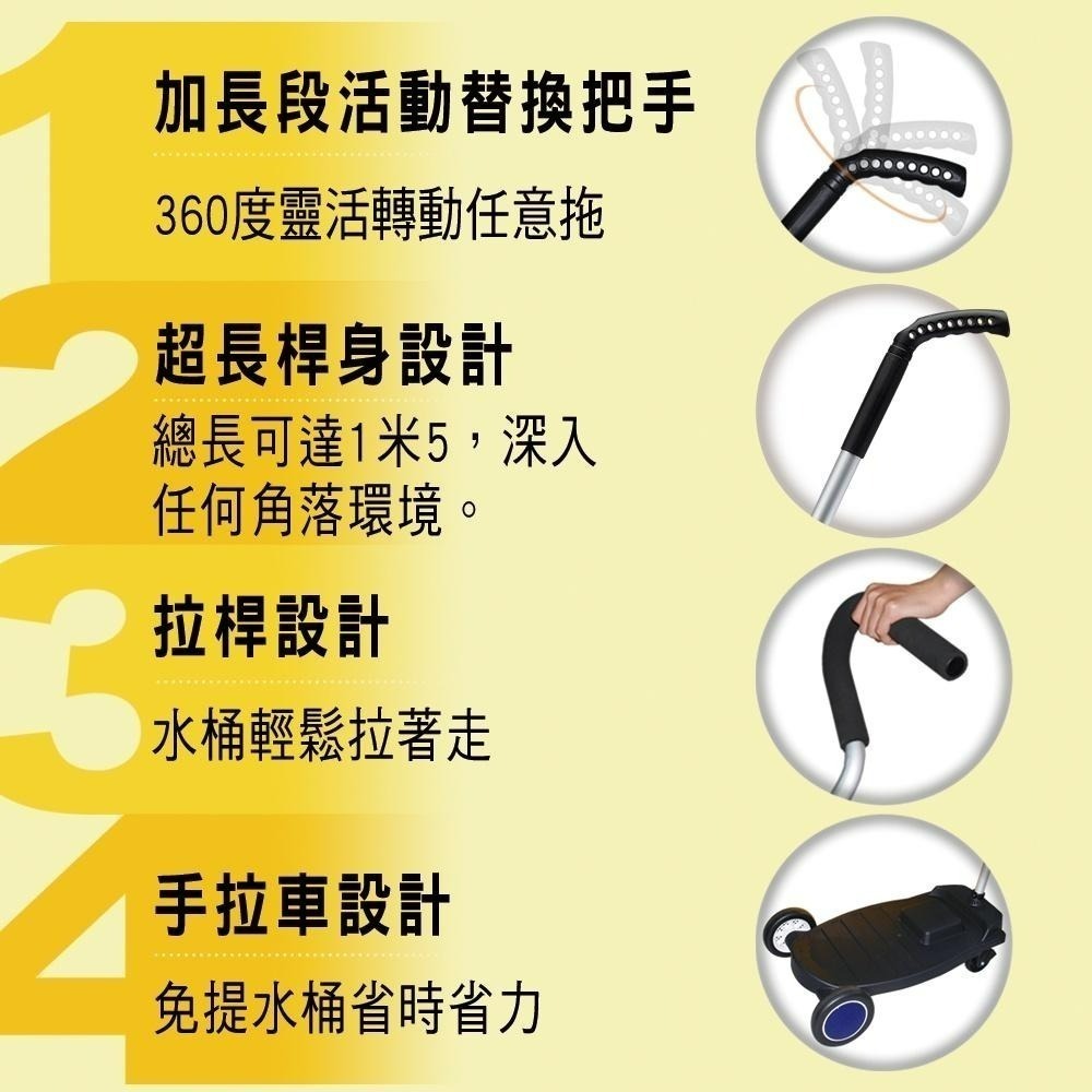 好神拖 商業用系列 L740 商用拖把架 (含布盤)-細節圖4