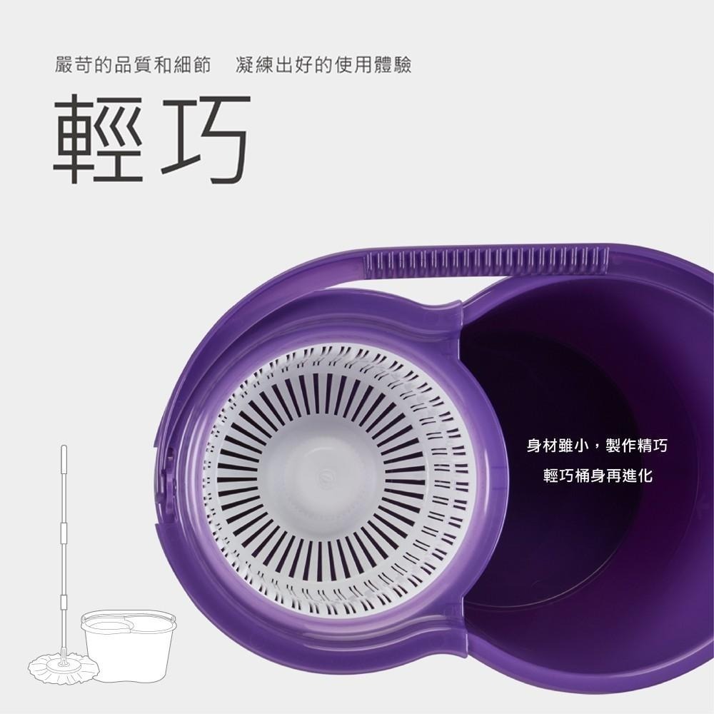 好神拖 輕巧手壓旋轉拖把組-細節圖5
