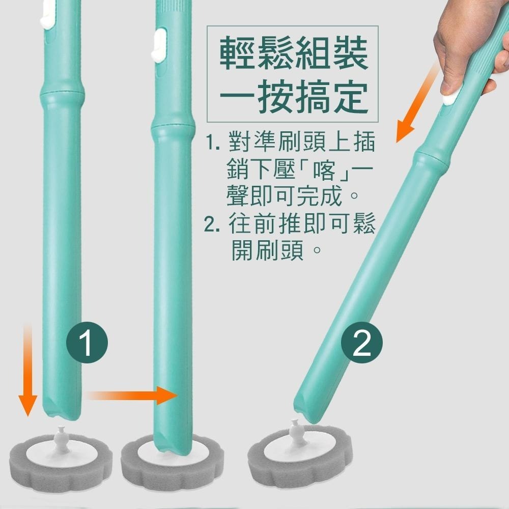 家簡塵除 潔淨拋棄式馬桶刷補充包(共14片拋棄式替換刷頭裝)-細節圖3