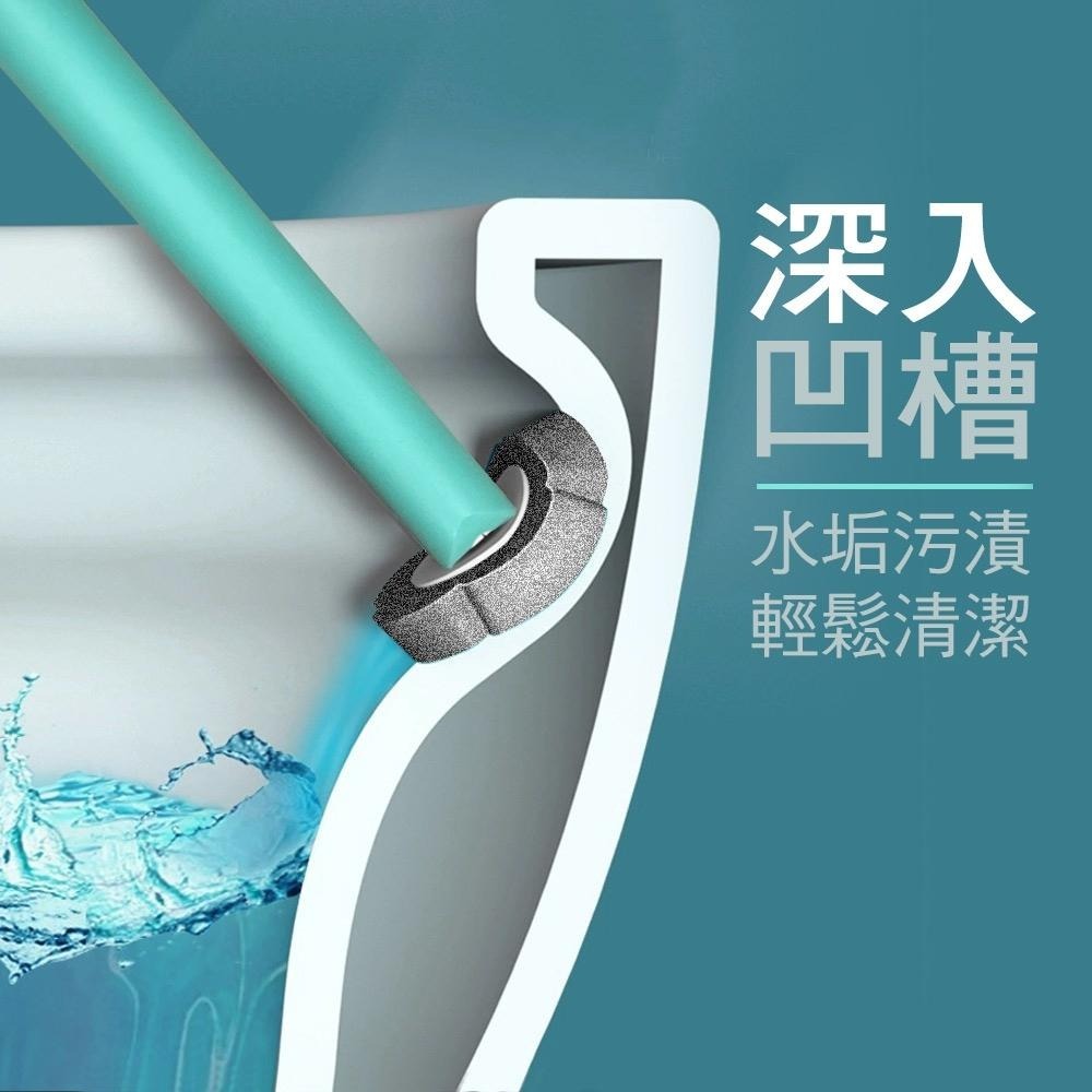 家簡塵除 潔淨拋棄式馬桶刷(1桿1座14片拋棄式替換刷頭)-細節圖6