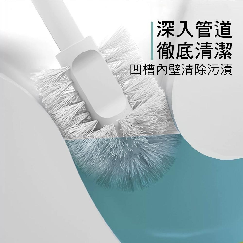 【現貨】家簡塵除 優雅簡約浴室馬桶刷  底座馬桶刷 馬桶刷 半圓型馬桶刷 清潔刷 浴室刷 馬桶清潔刷-細節圖5