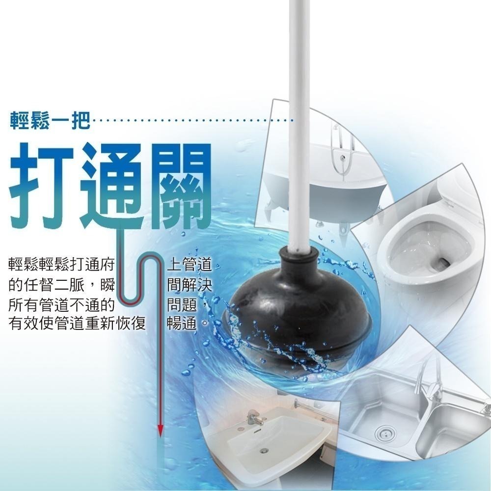 【現貨】家簡塵除 馬桶疏通器 通馬桶 馬桶阻塞 通便器 馬桶吸把-細節圖5