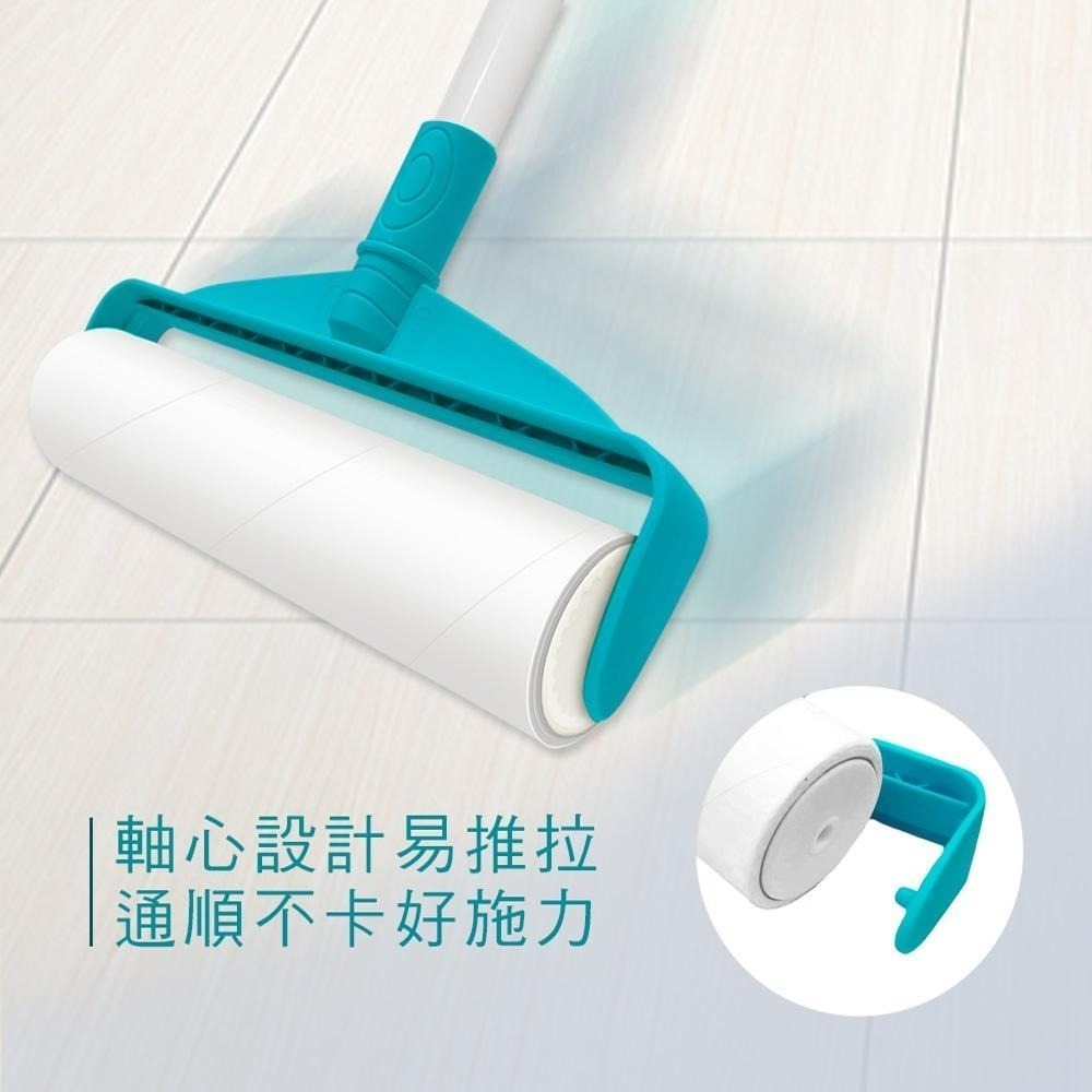 家簡塵除 隨手黏 伸縮地板黏塵拖禮包組-細節圖5