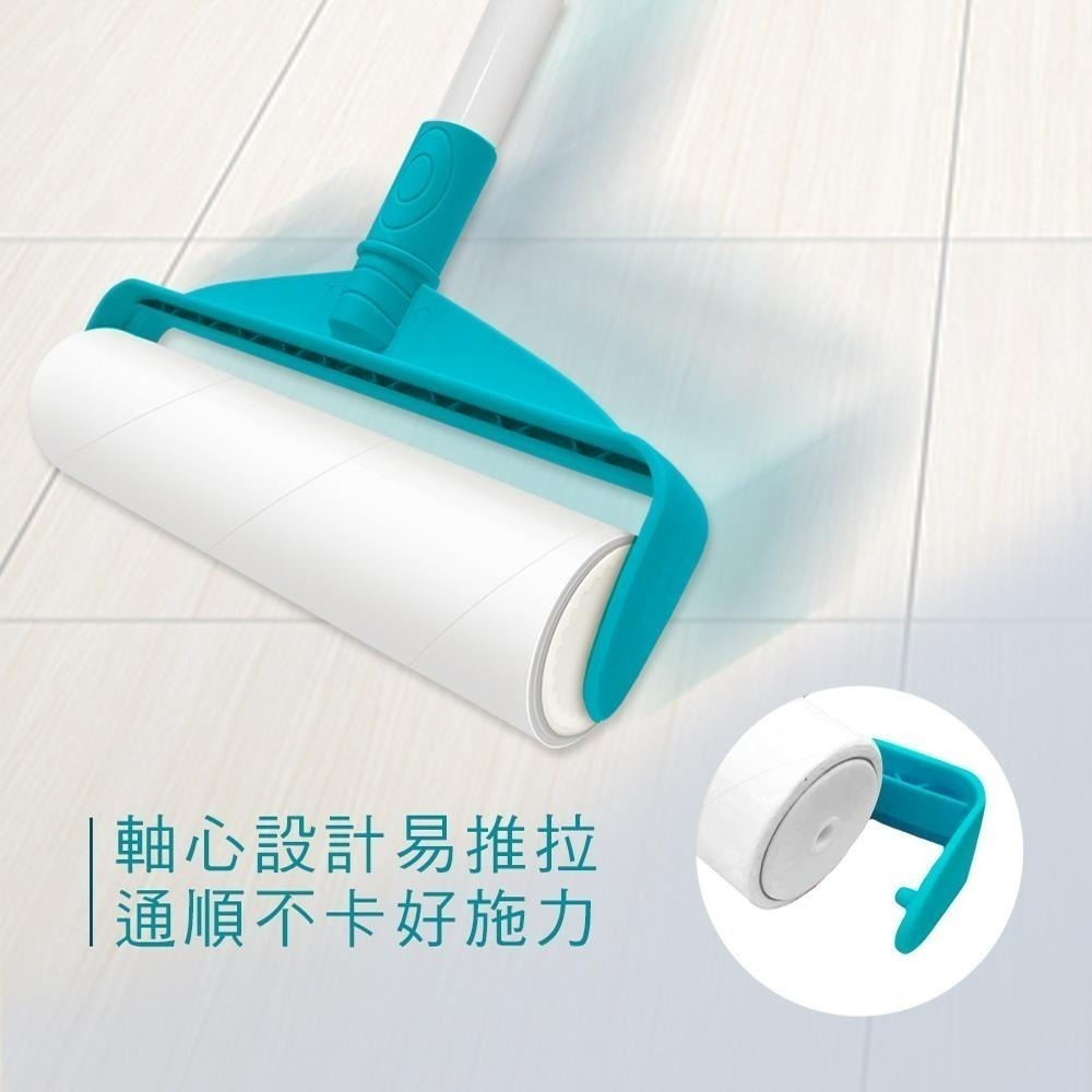 家簡塵除 隨手黏 伸縮地板黏塵拖禮包組-細節圖5