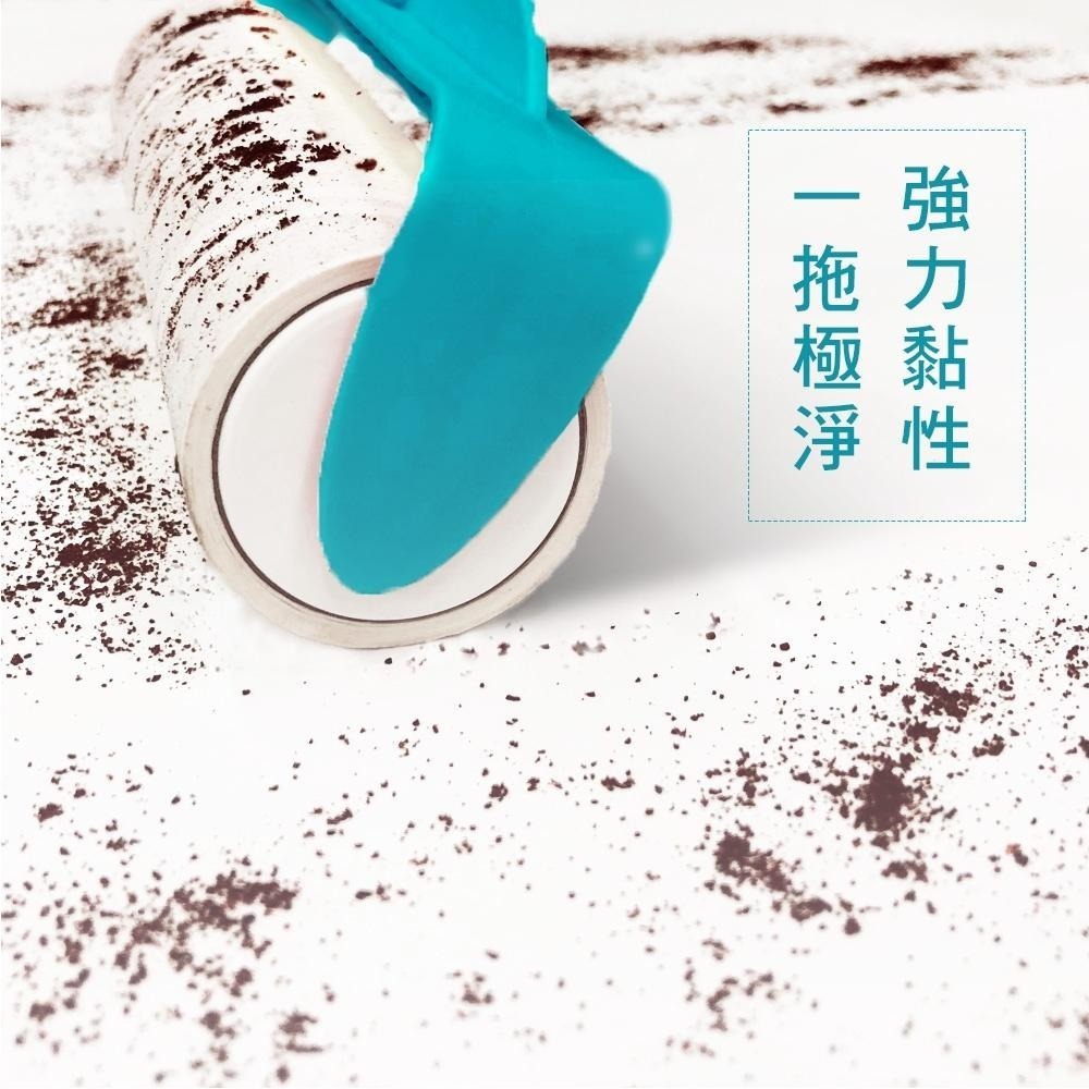 家簡塵除 隨手黏 伸縮地板黏塵拖補充包 60張*3捲 (19cm)-細節圖8